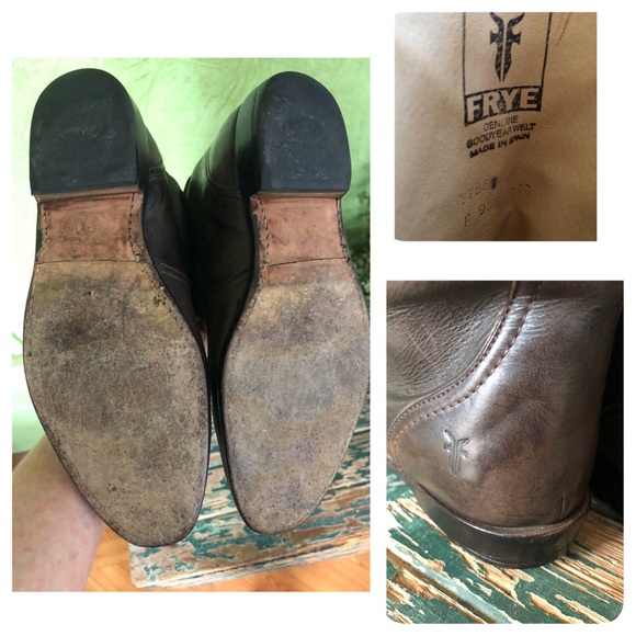 Frye double buckle knee boots - Picture 3 of 7